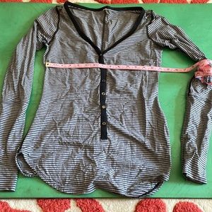 Lululemon striped Henley